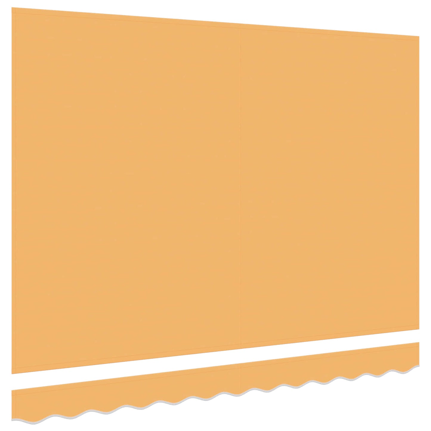 Vervangingsdoek voor zonnescherm Zand 3,5 x 2,5 m Polyester