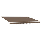 Zonnescherm vervangingsdoek polyester taupe 240 gsm