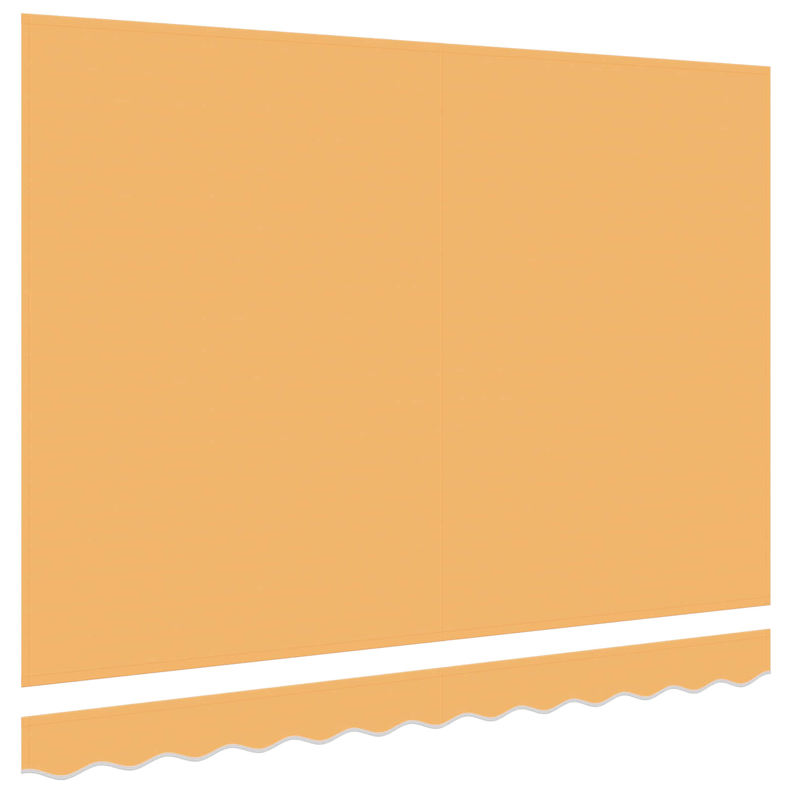 Vervangingsdoek voor zonnescherm Zand 4,5 × 3,5 m Polyester