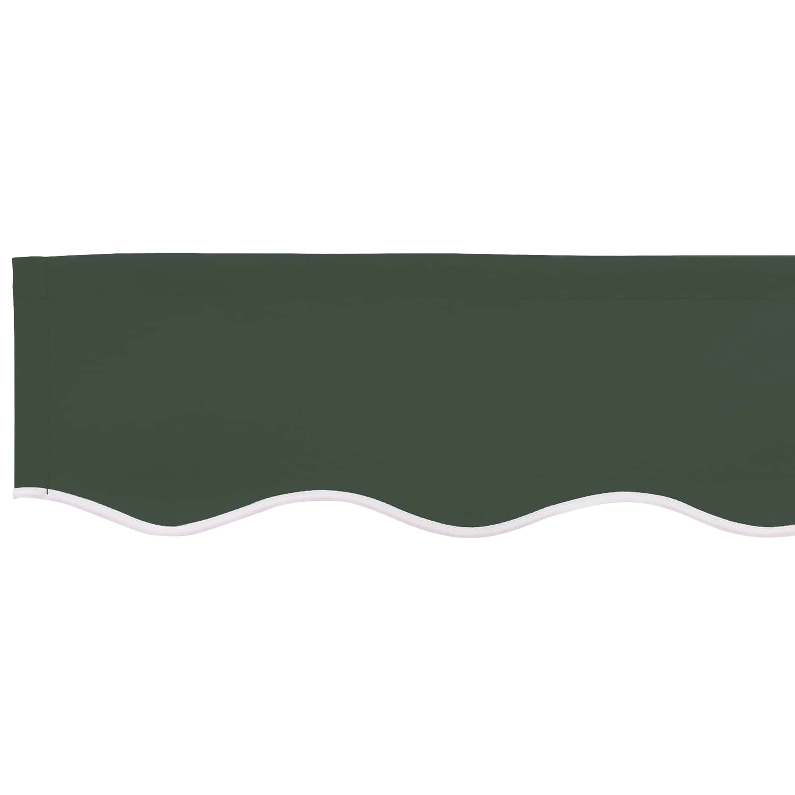 Vervangingsdoek voor zonnescherm Donkergroen 431 x 345 cm