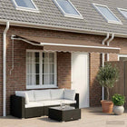 Zonneschermdoek 4,5 x 3,5 m polyester taupe