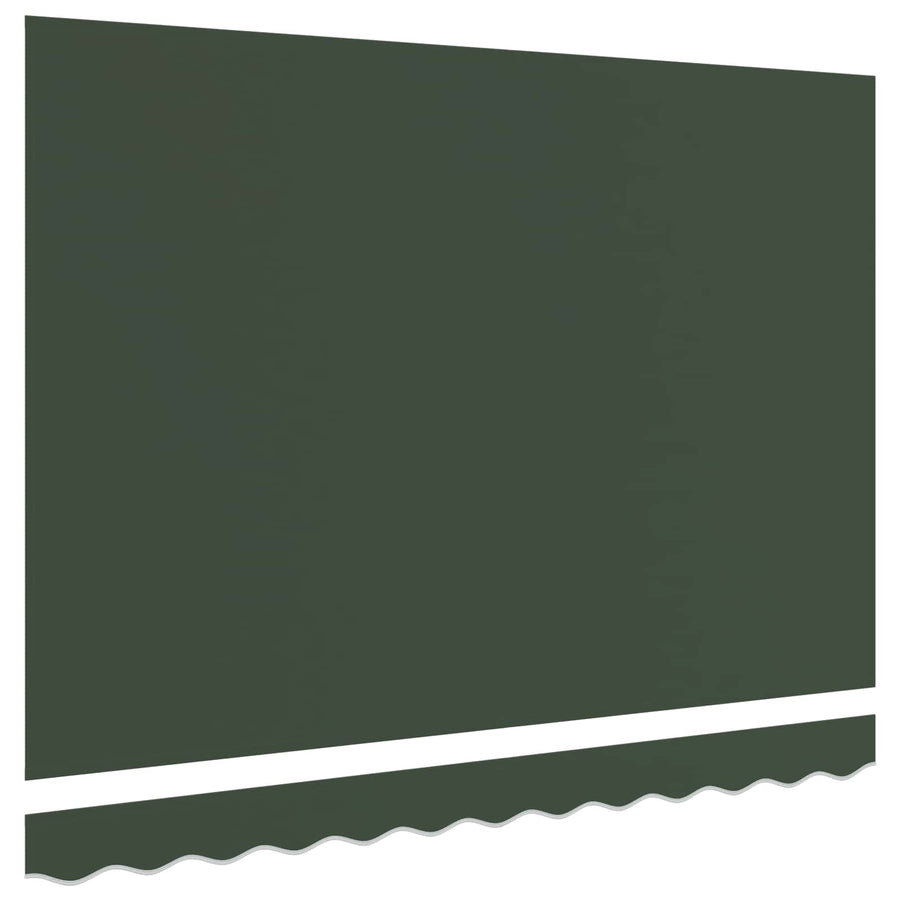 Vervangingsdoek voor zonnescherm Donkergroen 481 x 345 cm