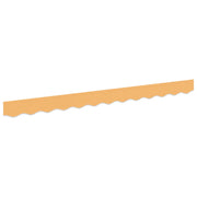 Markies volant polyester geel