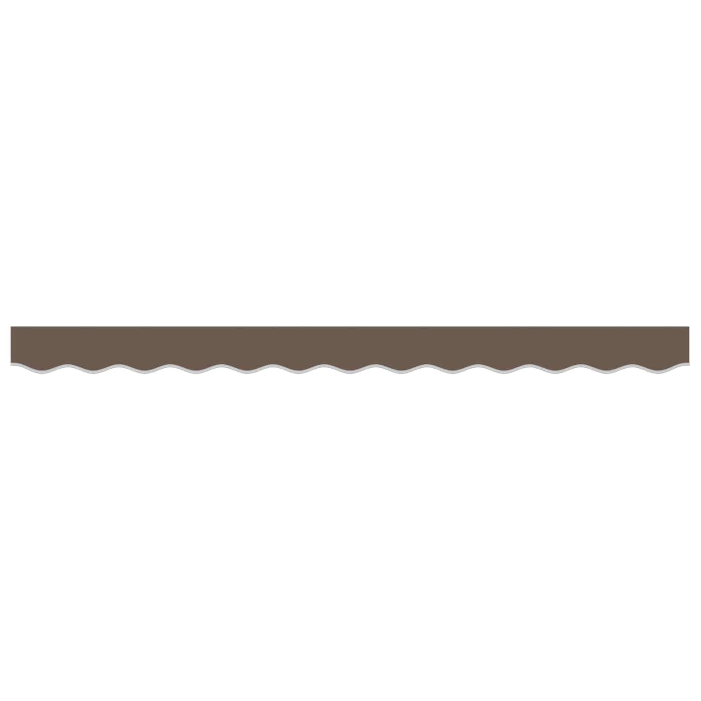 Vervangende markies volant Taupe 3 m Polyester
