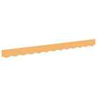 Markies volant polyester geel