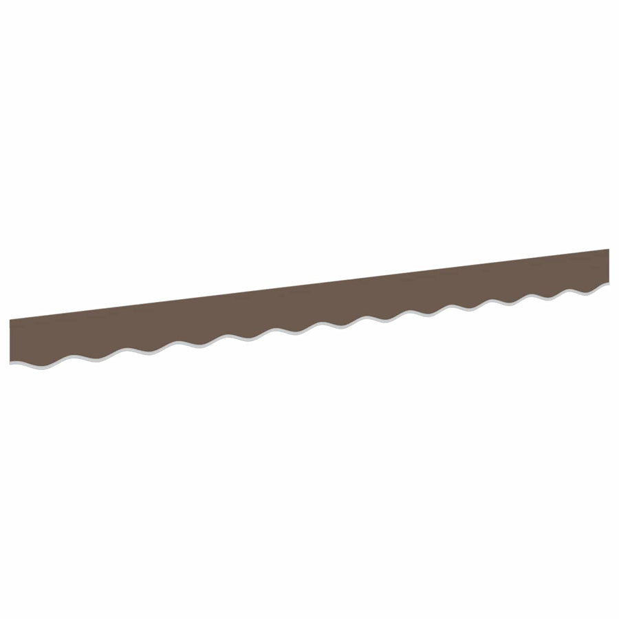 Vervangende markies volant Taupe 6 m Polyester