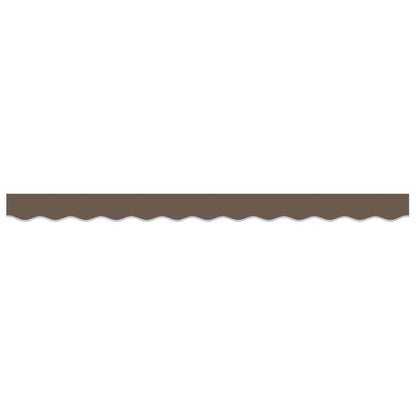 Vervangende markies volant Taupe 6 m Polyester