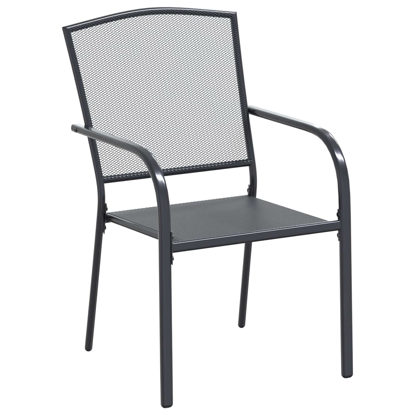 Tuin eettafelset 9 pcs Antracietkleurig 212 x 90 x 76 cm