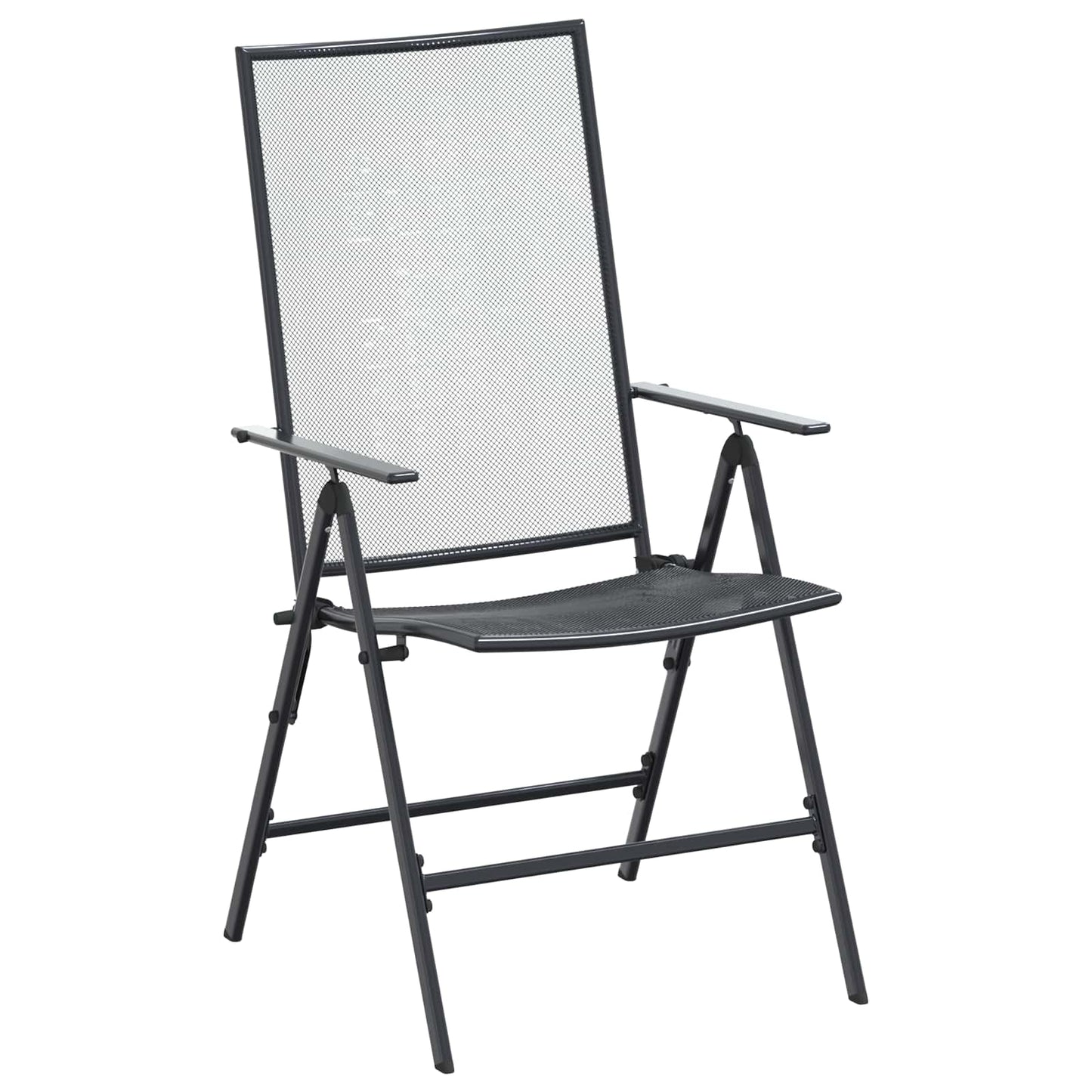 Tuin eettafelset 9 pcs Antracietkleurig 212 x 90 x 76 cm