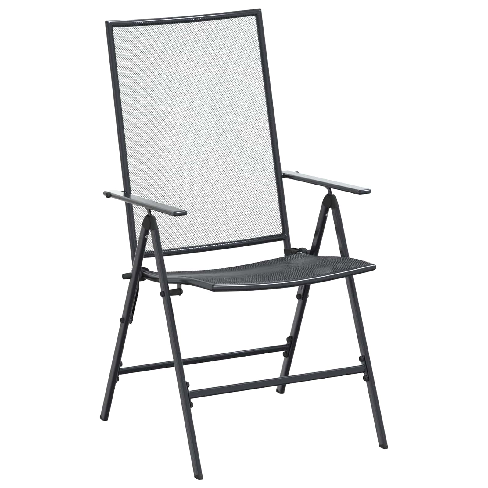 Tuin eettafelset 9 pcs Antracietkleurig 212 x 90 x 76 cm