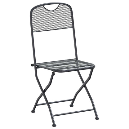 Tuin eettafelset 7 pcs Antracietkleurig 212 x 90 x 76 cm