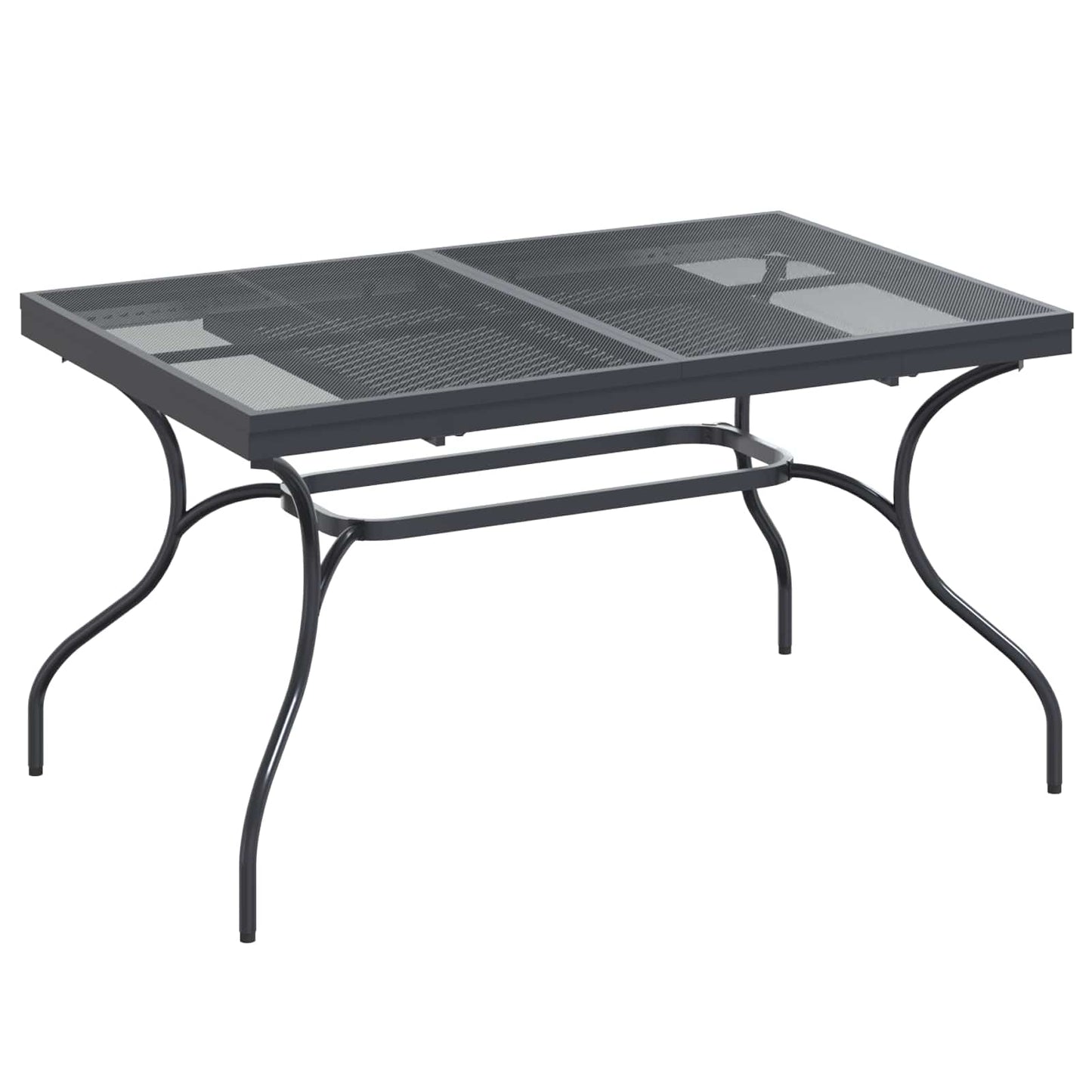 Tuin eettafelset 7 pcs Antracietkleurig 212 x 90 x 76 cm