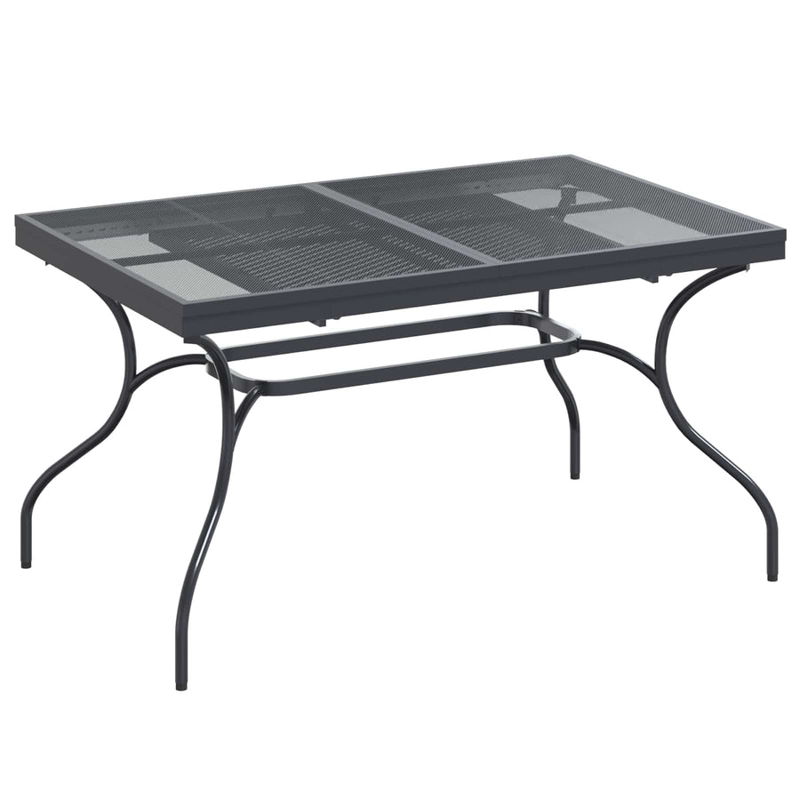 Tuin eettafelset 7 pcs Antracietkleurig 212 x 90 x 76 cm