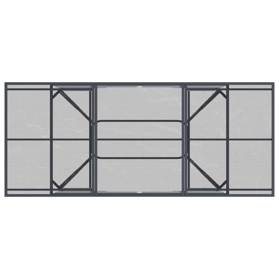 Tuin eettafelset 9 pcs Antracietkleurig 212 x 90 x 76 cm