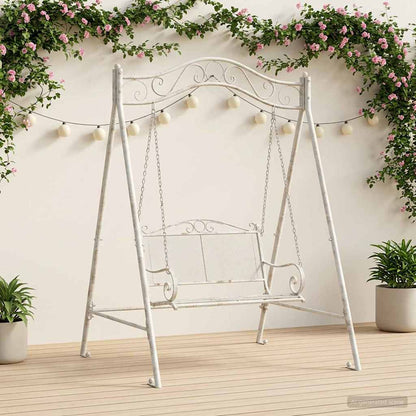 Swing Frame Antiek wit 113 x 121,5 x 168 cm Staal