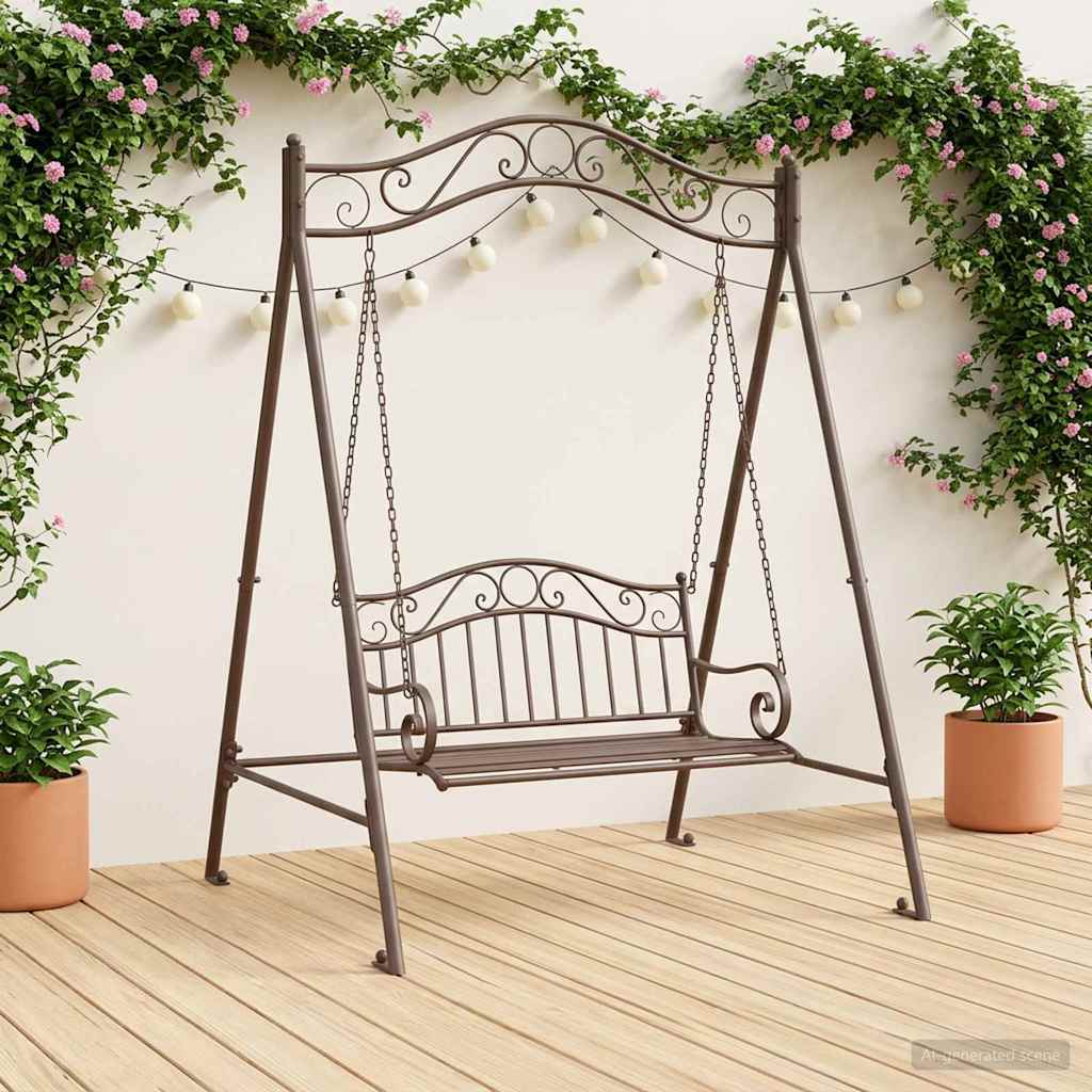 Swing Frame Antiek Bruin 113 x 121,5 x 168 cm Staal