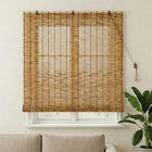 Rolgordijn 140x160 cm bruin riet