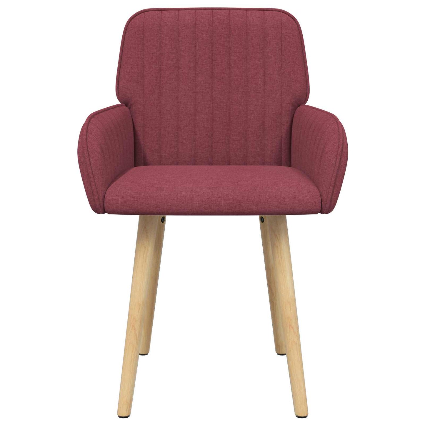 Eettafelstoelen 2 pcs Stof Wijnrood 56,5 x 50 x 87,5 cm