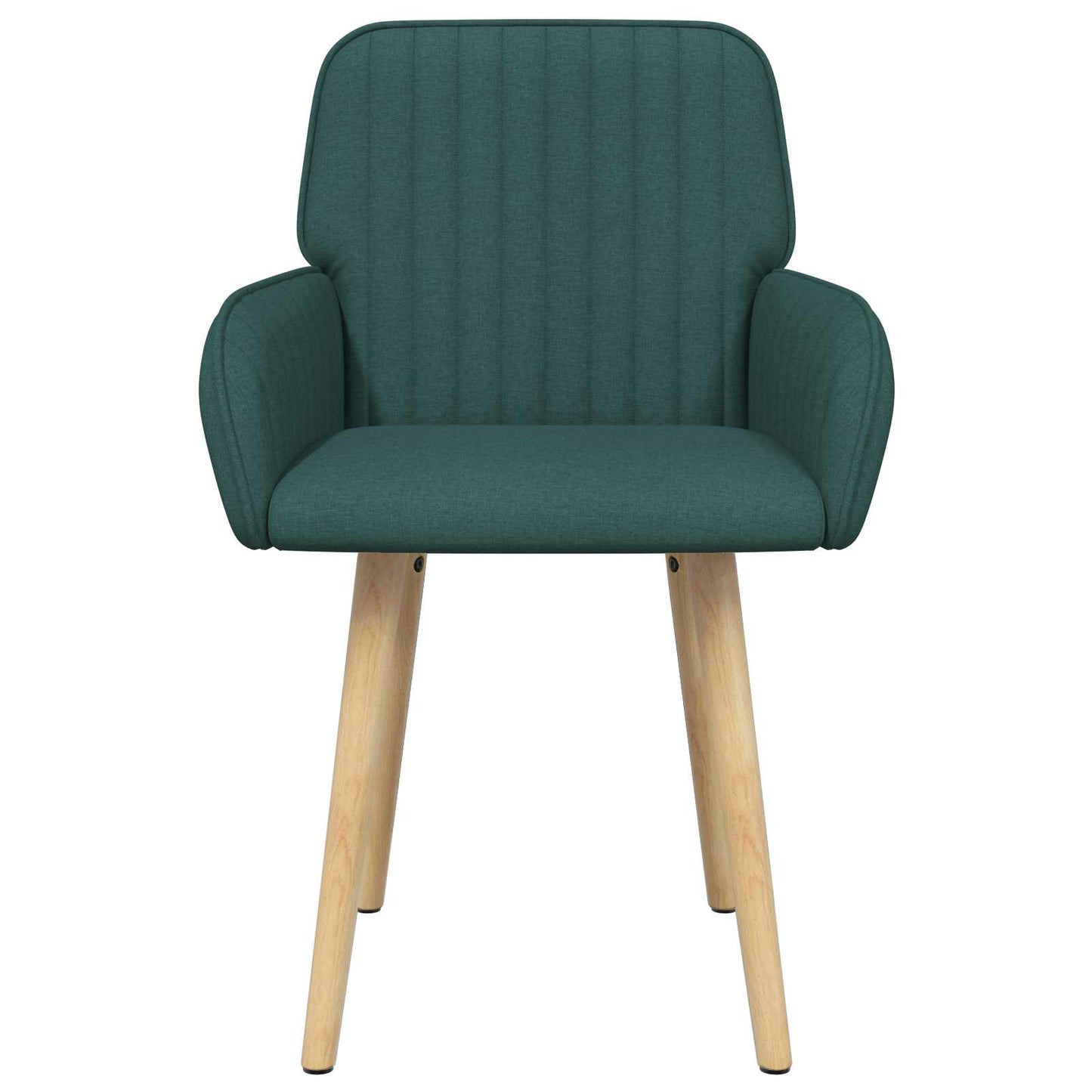Eettafelstoelen 2 pcs Stof Donkergroen 56,5 x 50 x 87,5 cm