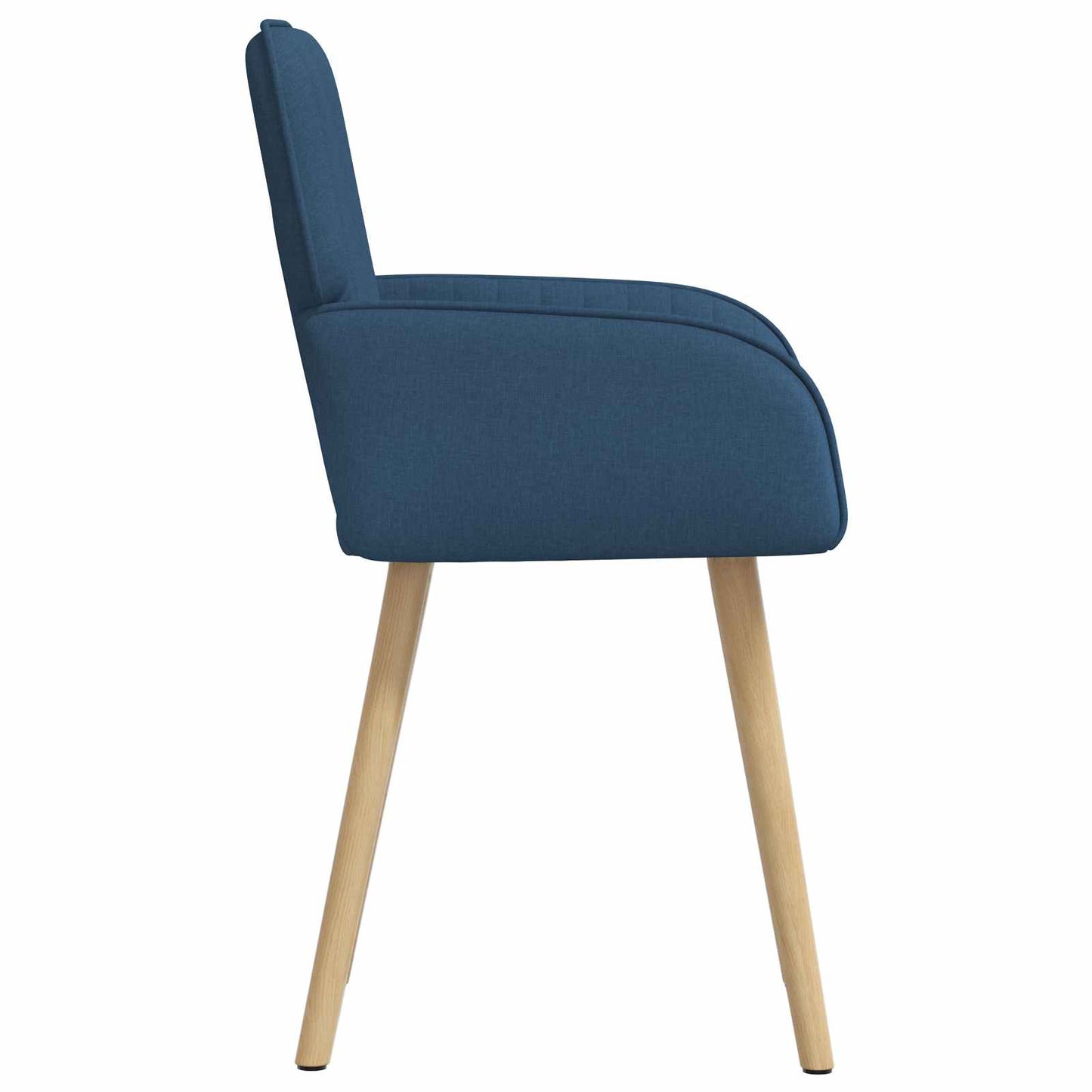 Eettafelstoelen 2 pcs Stof Blauw 56,5 x 50 x 87,5 cm