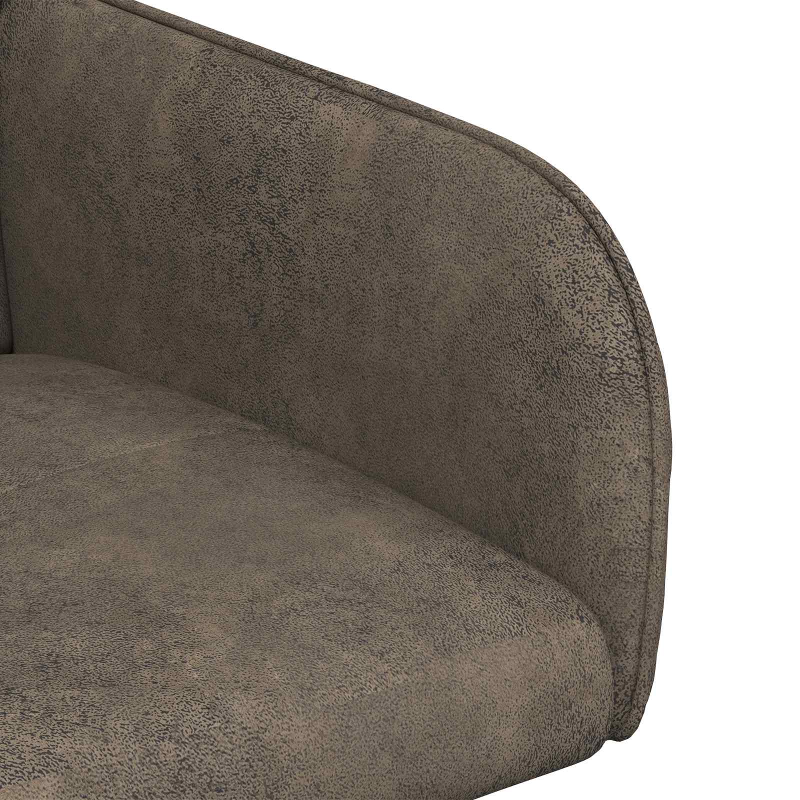 Eettafelstoelen 2 pcs Nep Suede Leer Donkergrijs 59x56,5x85cm