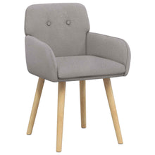 Eettafelstoelen 2 pcs Bouclé Lichtgrijs 59 x 57 x 85 cm