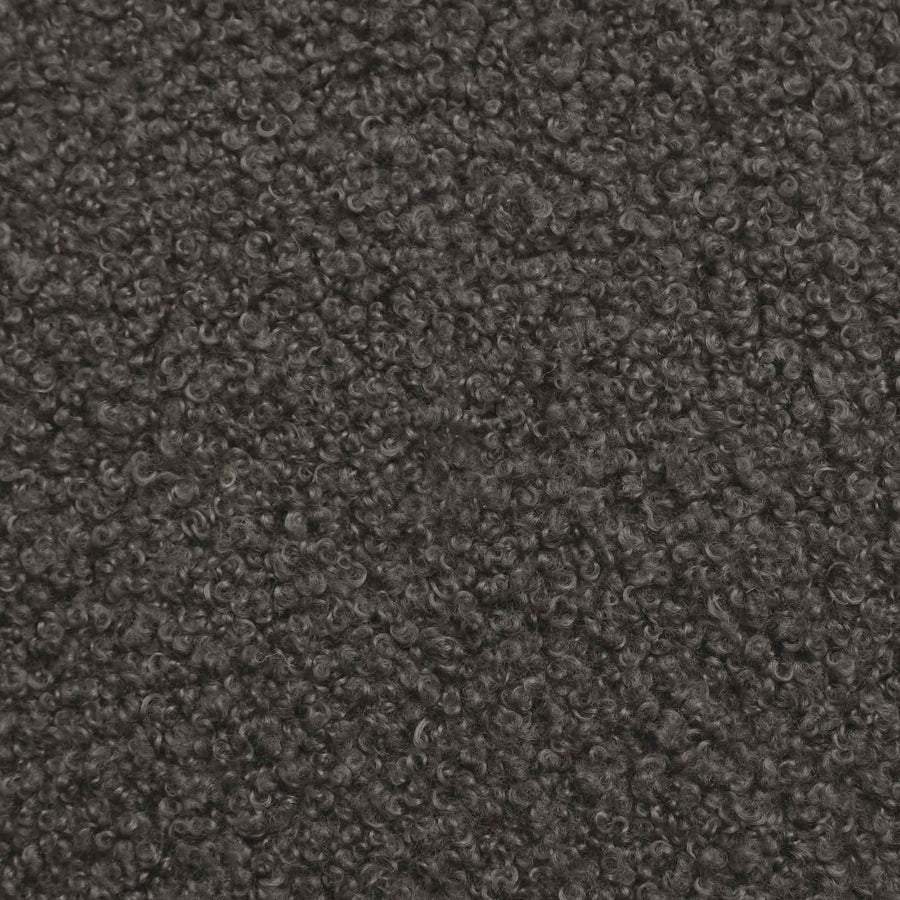 Eettafelstoelen 2 pcs Bouclé Donkergrijs 59 x 57 x 85 cm