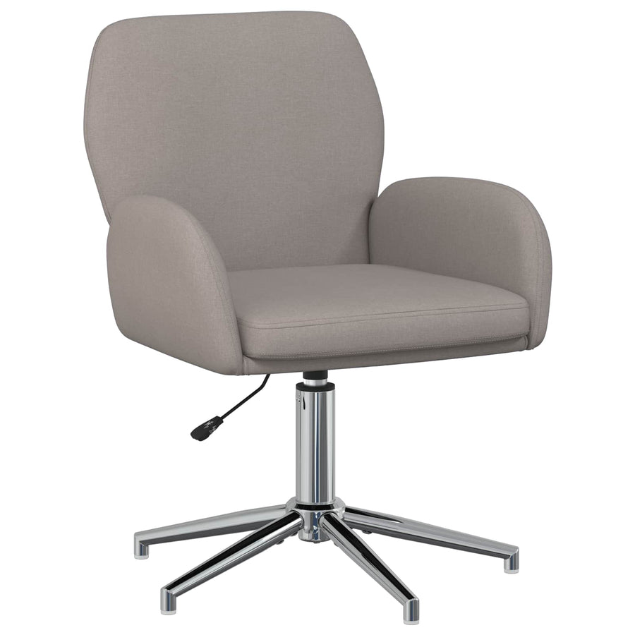 Draaischrijfstoel 54 x 58 x 90 cm Taupe Stof