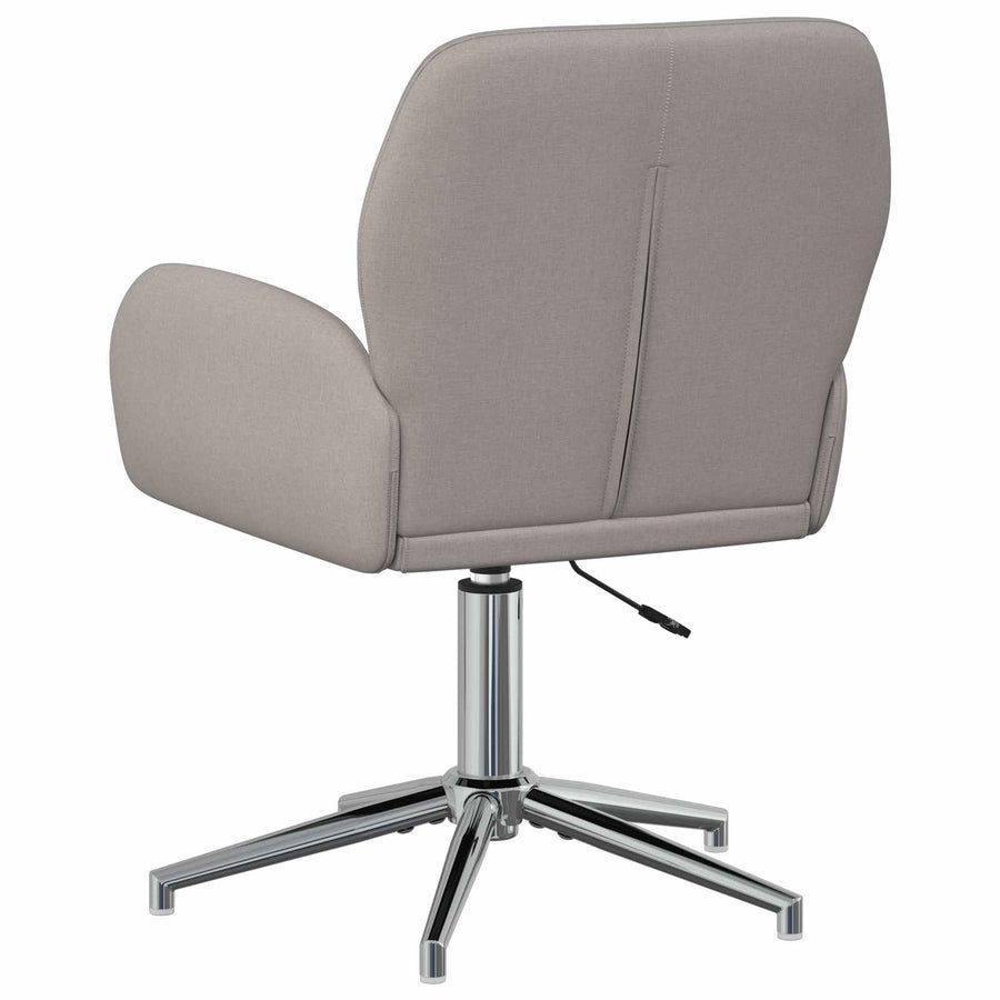 Draaischrijfstoel 54 x 58 x 90 cm Taupe Stof