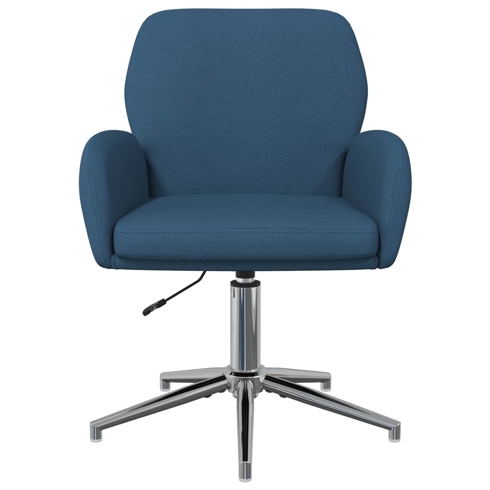 Draaischrijfstoel 54 x 58 x 90 cm Blauw Stof