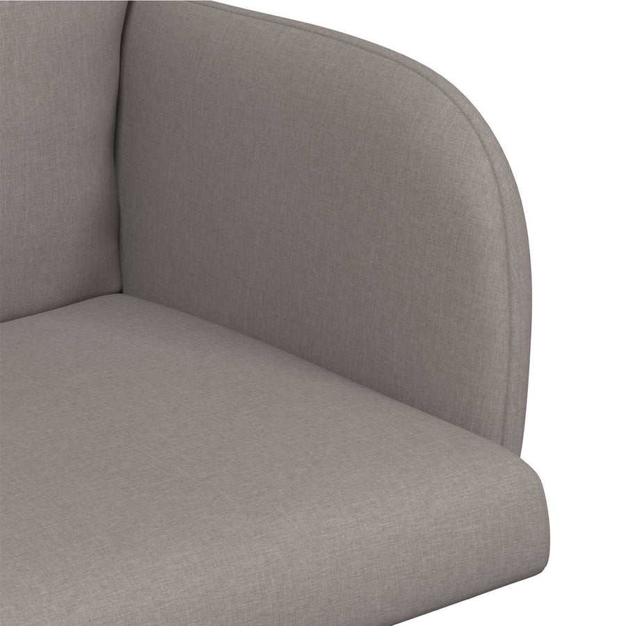 Eettafelstoelen 2 pcs Stof Taupe 60 x 56 x 96 cm