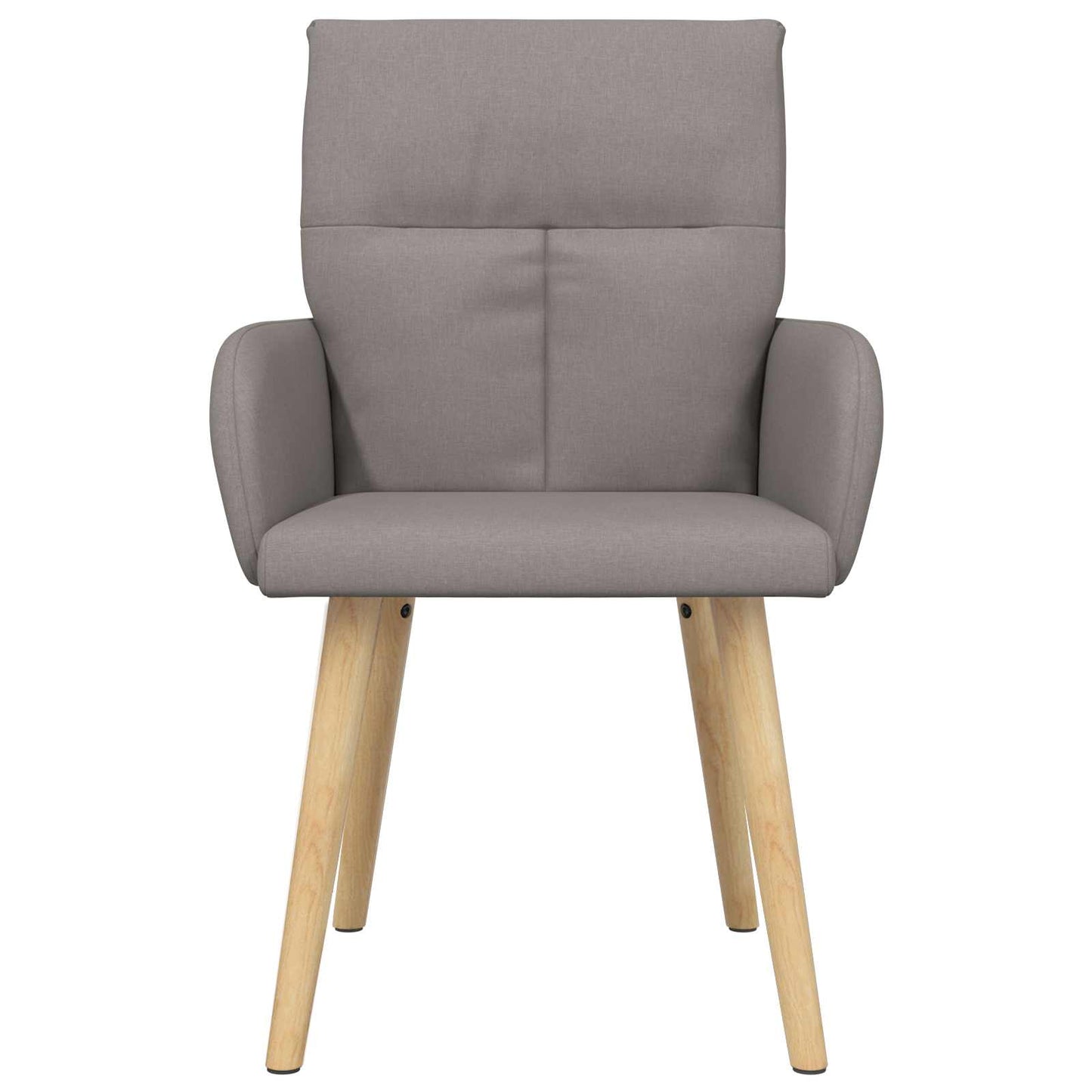 Eettafelstoelen 2 pcs Stof Taupe 60 x 56 x 96 cm