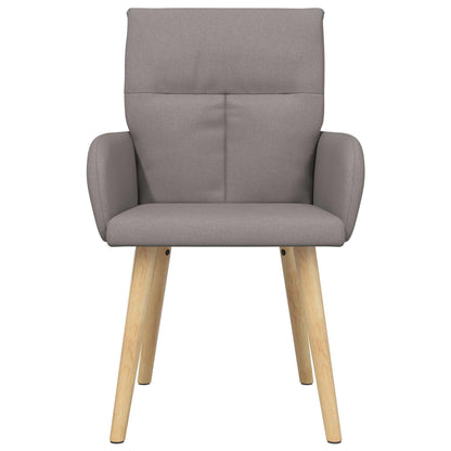 Eettafelstoelen 2 pcs Stof Taupe 60 x 56 x 96 cm