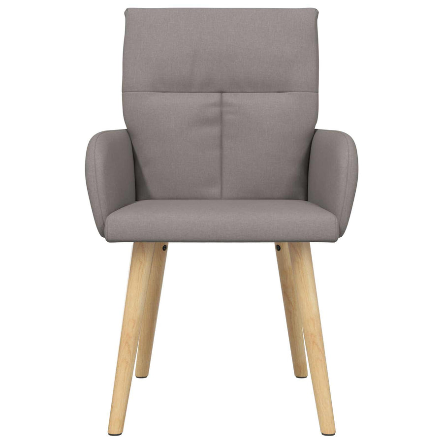 Eettafelstoelen 2 pcs Stof Taupe 60 x 56 x 96 cm
