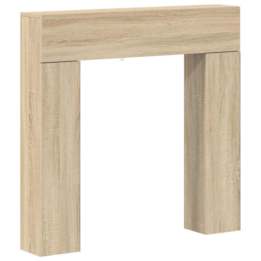 Haardomlijsting Sonoma Eiken 102 x 18 x 100,5 cm Bewerkt hout