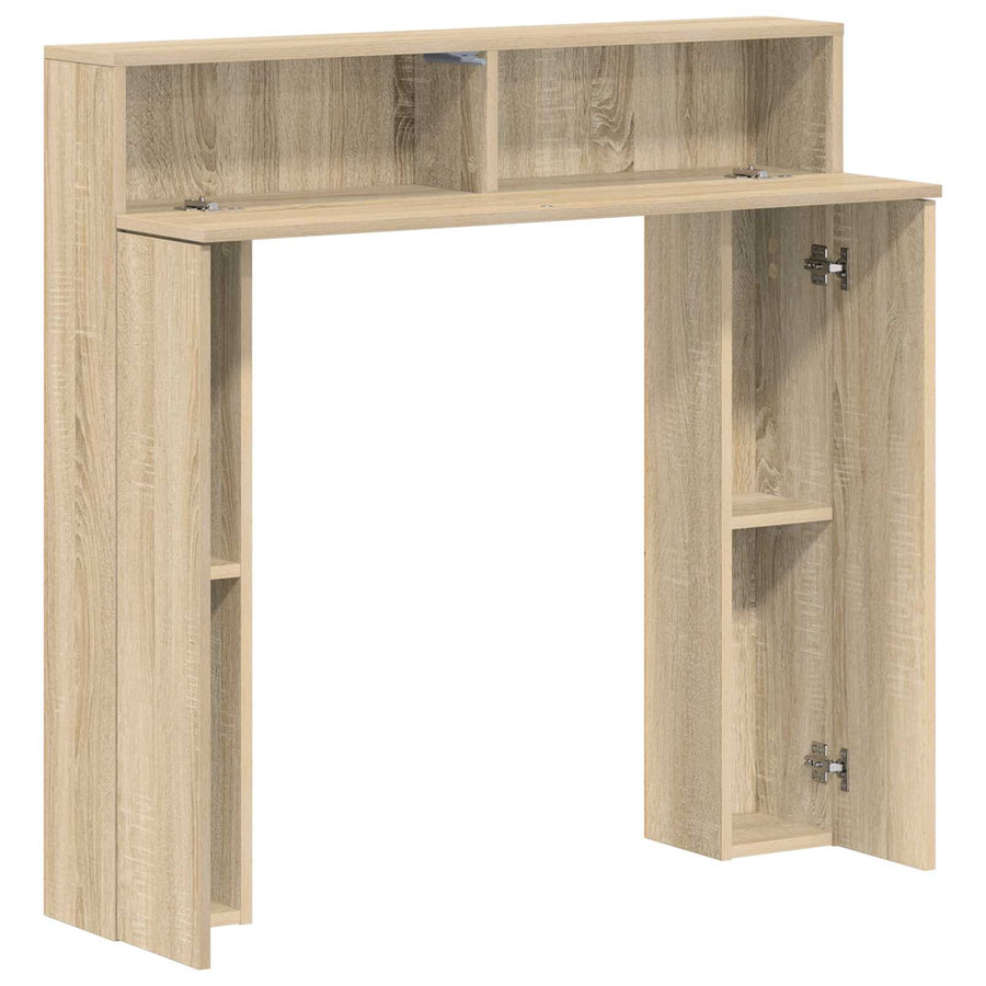 Haardomlijsting Sonoma Eiken 102 x 18 x 100,5 cm Bewerkt hout