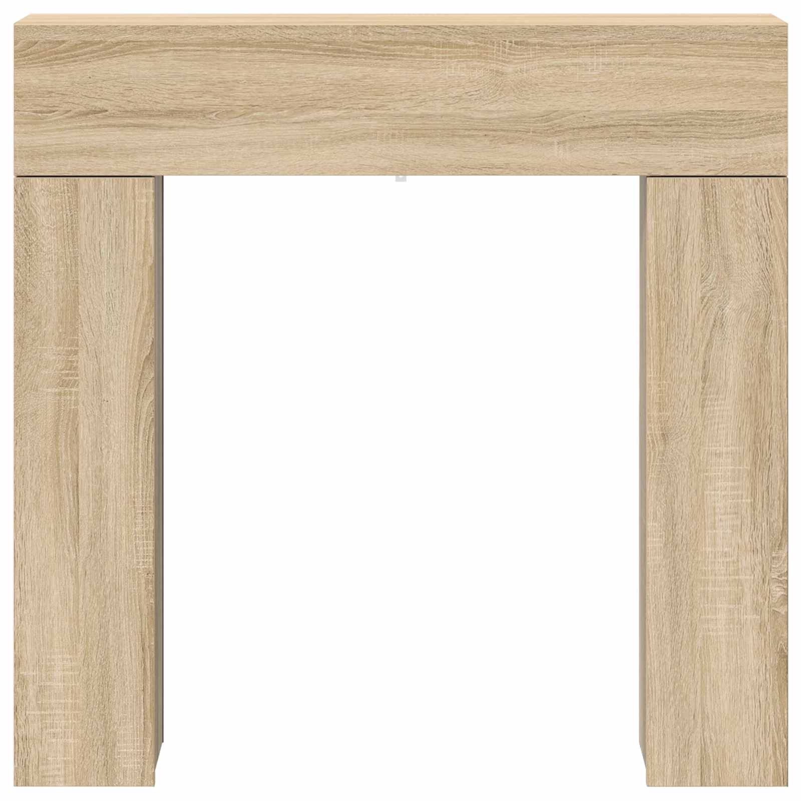 Haardomlijsting Sonoma Eiken 102 x 18 x 100,5 cm Bewerkt hout