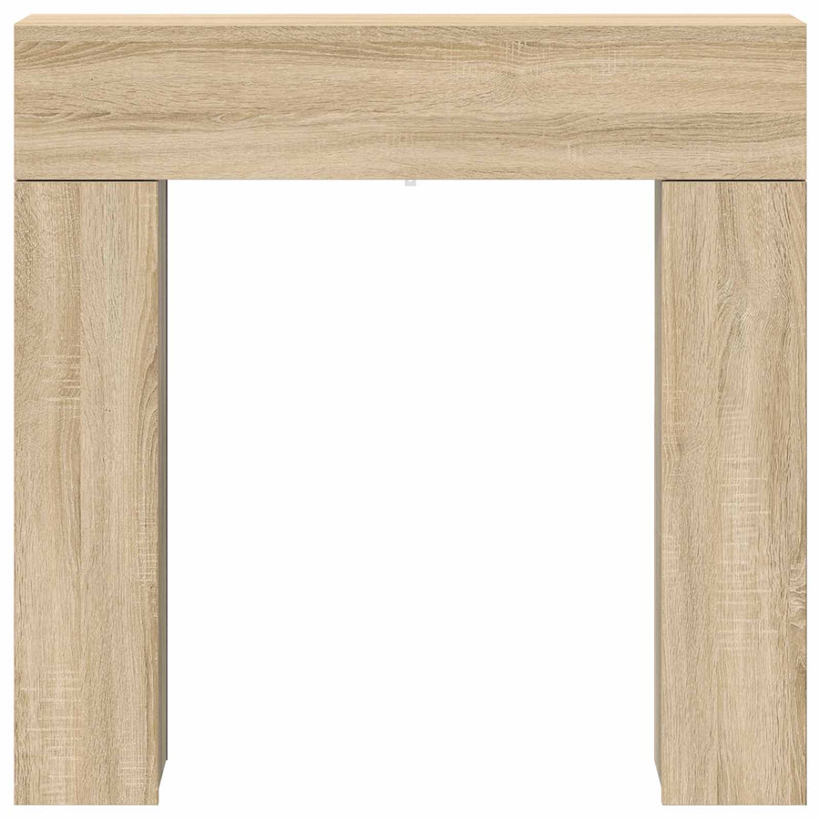 Haardomlijsting Sonoma Eiken 102 x 18 x 100,5 cm Bewerkt hout