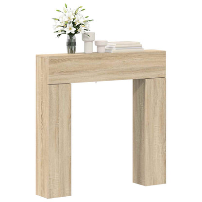 Haardomlijsting Sonoma Eiken 102 x 18 x 100,5 cm Bewerkt hout