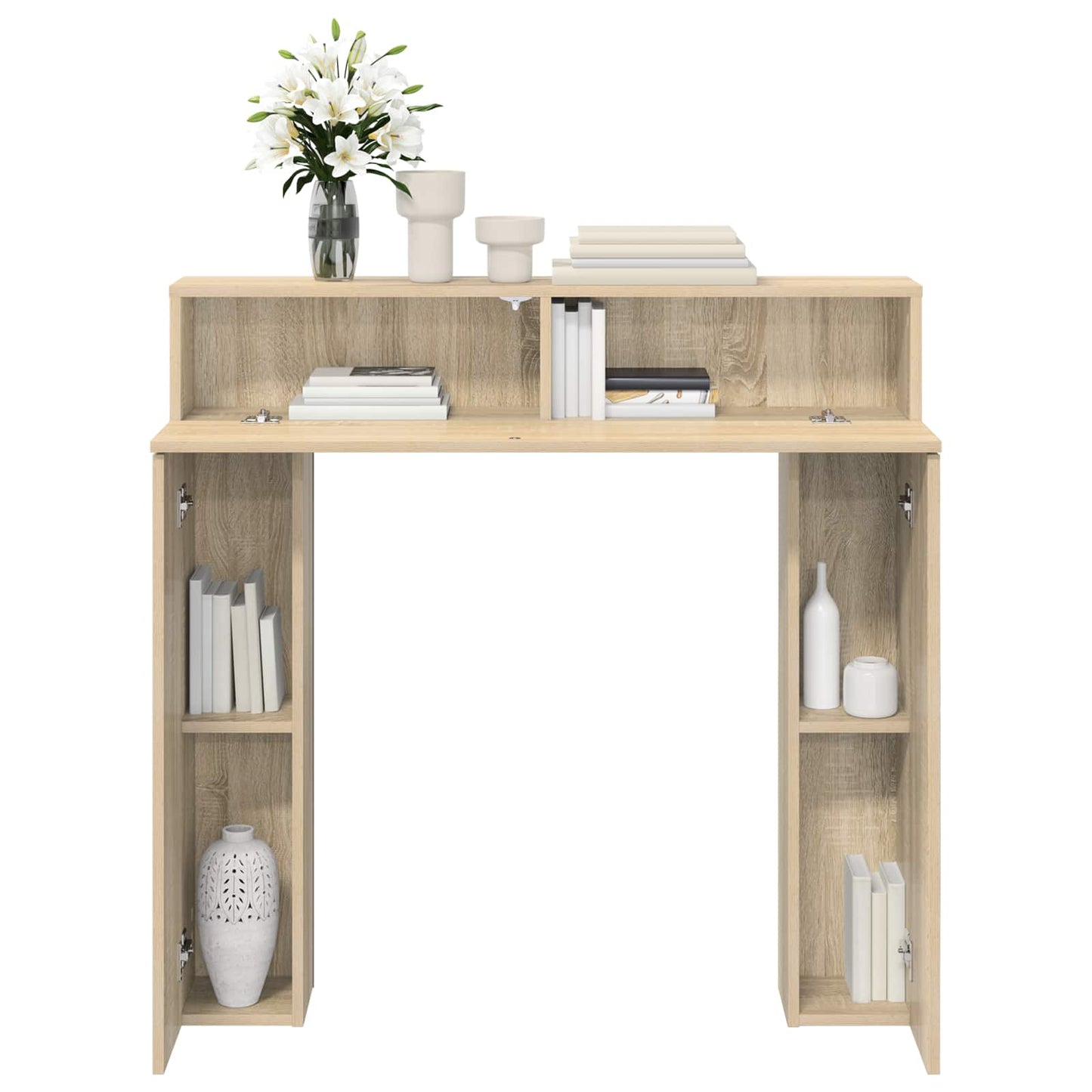 Haardomlijsting Sonoma Eiken 102 x 18 x 100,5 cm Bewerkt hout