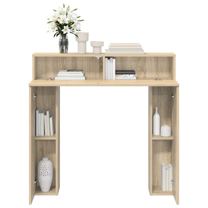Haardomlijsting Sonoma Eiken 102 x 18 x 100,5 cm Bewerkt hout