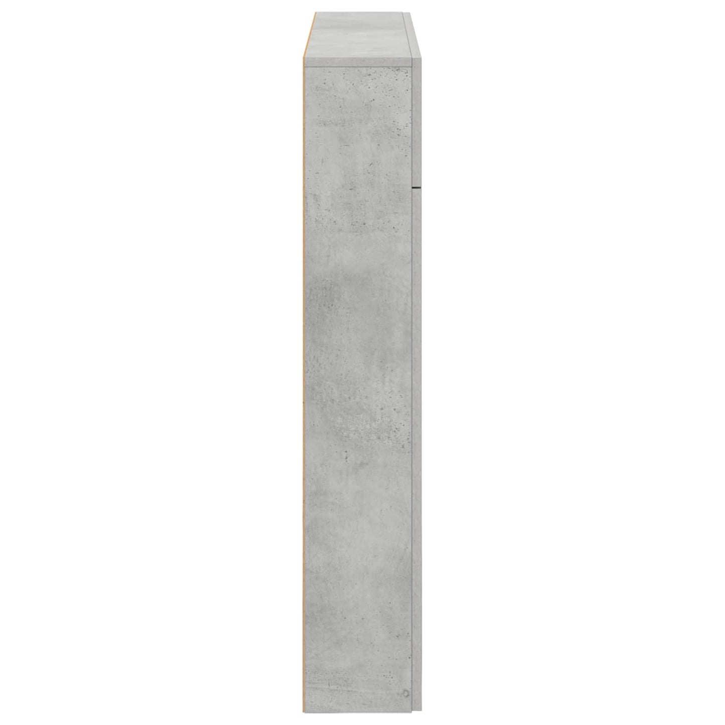 Haardomlijsting Betongrijs 102 x 18 x 100,5 cm Bewerkt hout