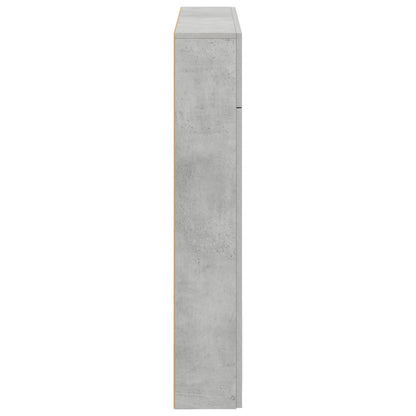 Haardomlijsting Betongrijs 102 x 18 x 100,5 cm Bewerkt hout