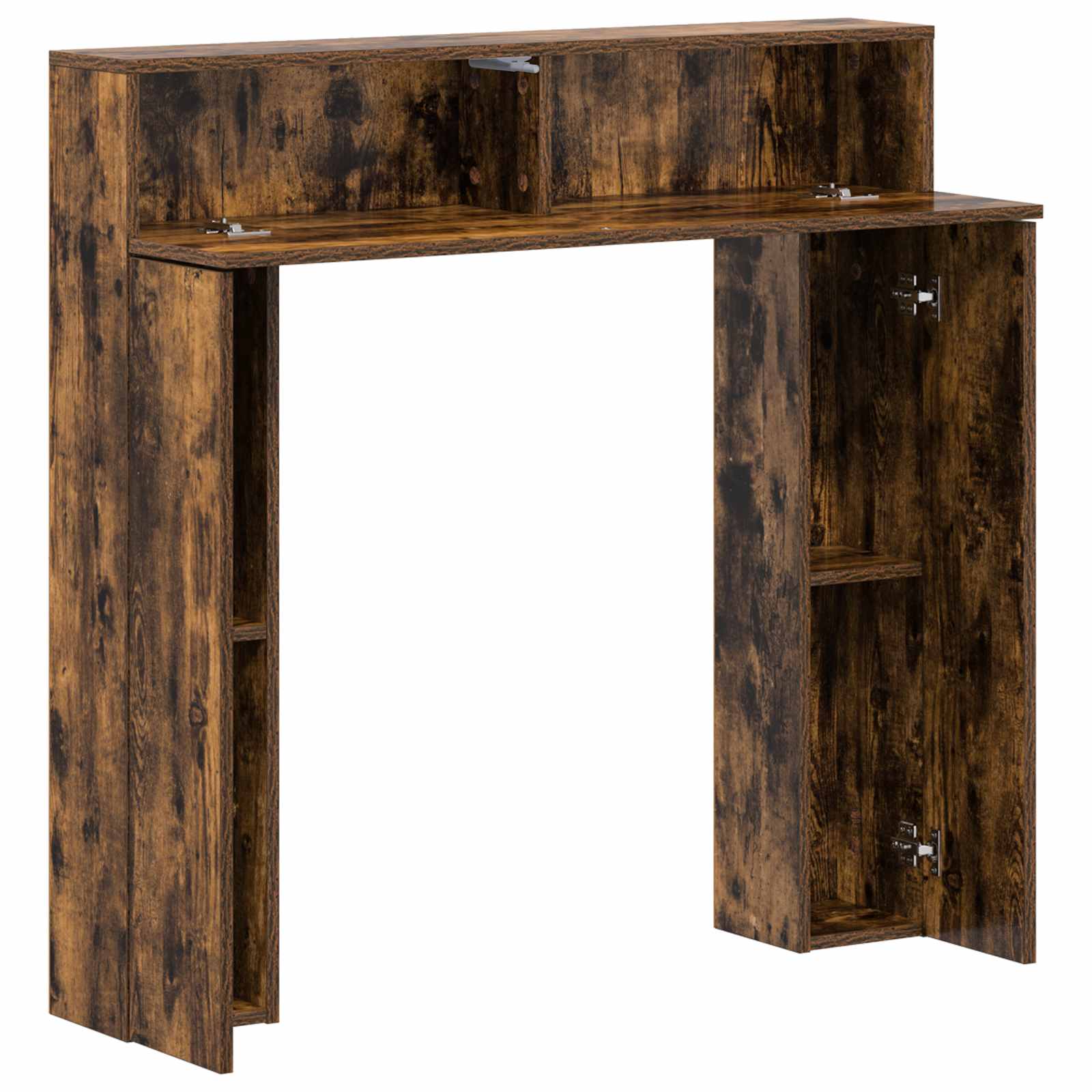 Haardomlijsting Gerookt eiken 102 x 18 x 100,5 cm Bewerkt hout
