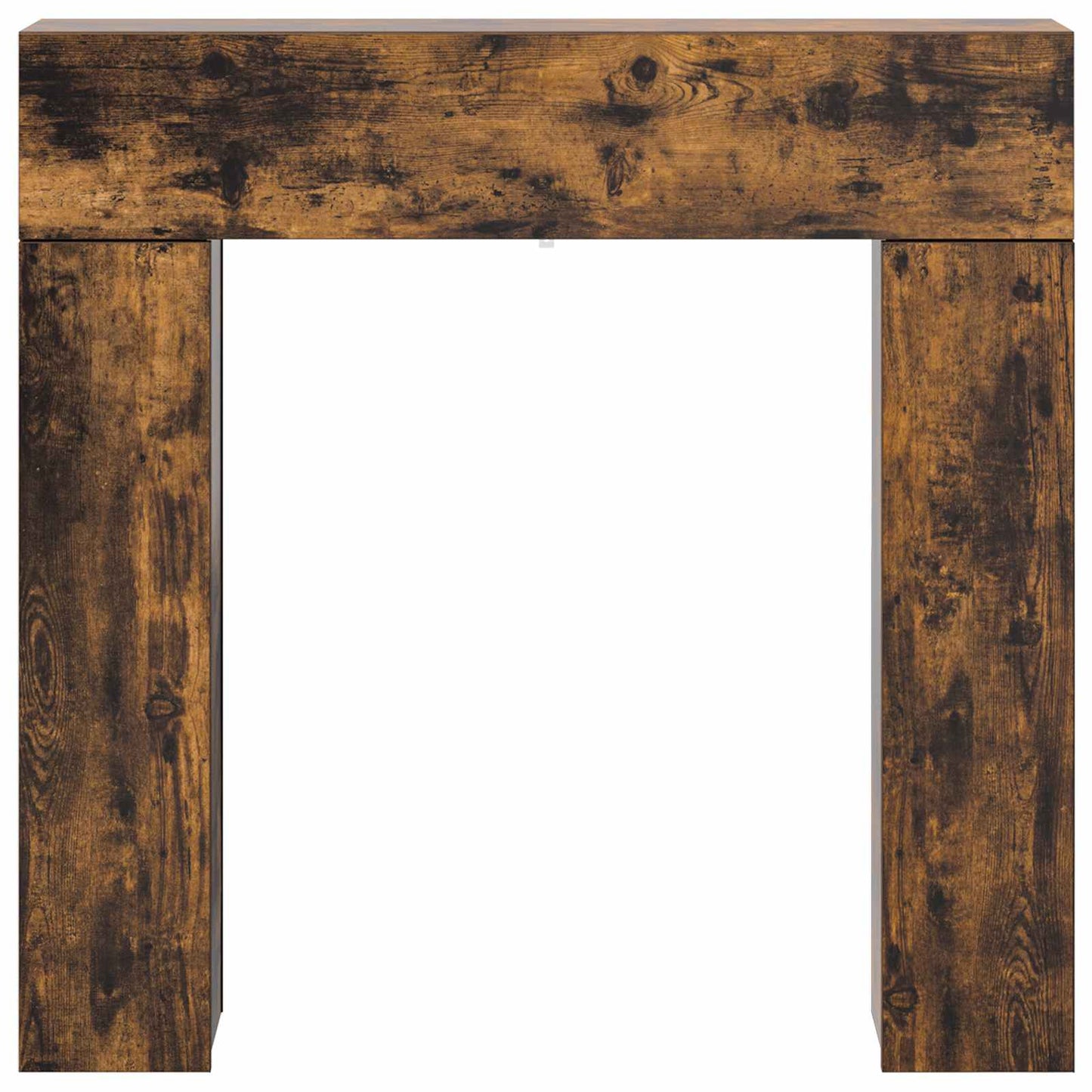 Haardomlijsting Gerookt eiken 102 x 18 x 100,5 cm Bewerkt hout