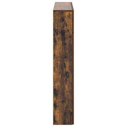 Haardomlijsting Gerookt eiken 102 x 18 x 100,5 cm Bewerkt hout