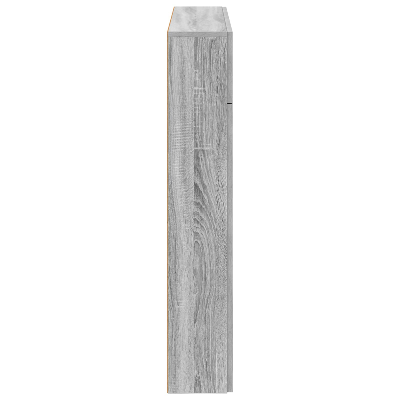 Haardomlijsting Grijs Sonoma 102 x 18 x 100,5 cm Bewerkt hout