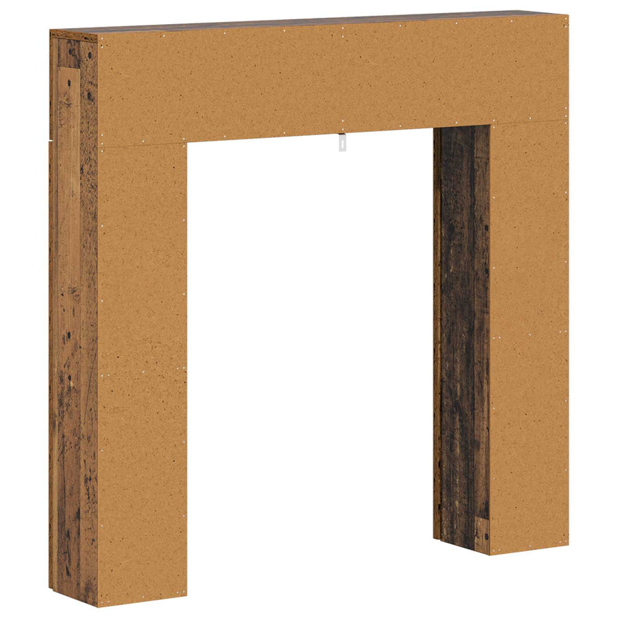 Haardomlijsting Oud hout 102 x 18 x 100,5 cm Bewerkt hout
