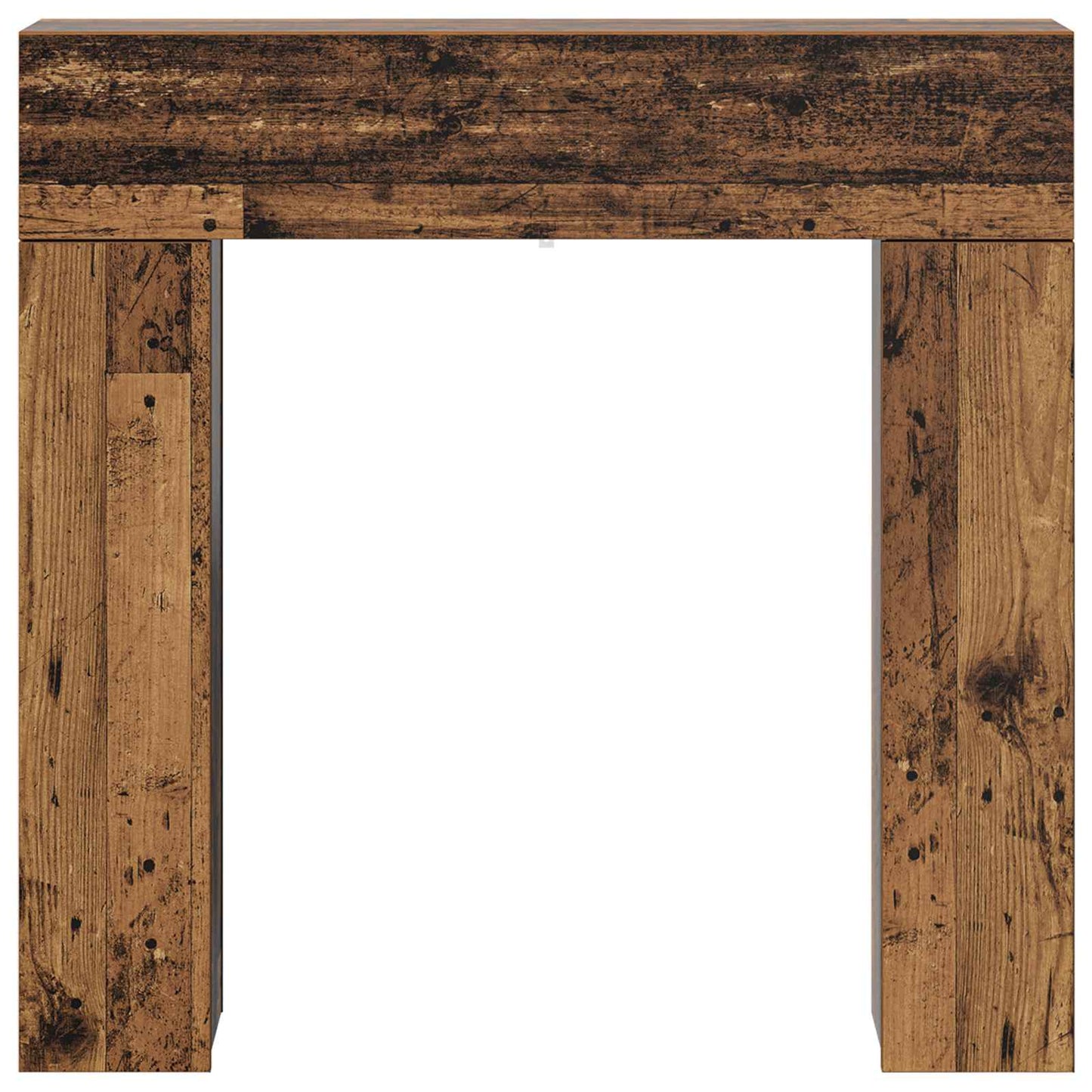 Haardomlijsting Oud hout 102 x 18 x 100,5 cm Bewerkt hout