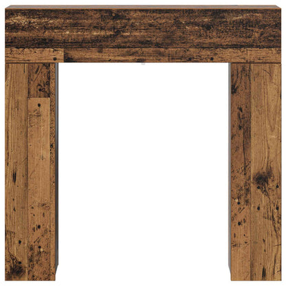 Haardomlijsting Oud hout 102 x 18 x 100,5 cm Bewerkt hout
